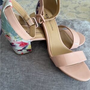Chinese Laundry Pink/Blush Floral Block Heel Sandals

ONLY WORE ONCE!